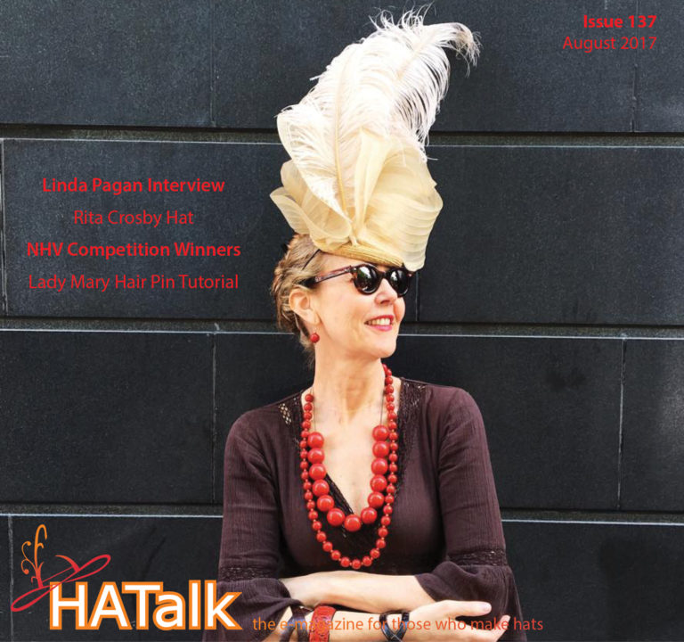 HATalk Issue 137 cover featuring Linda Pagan of The Hat Shop NYC