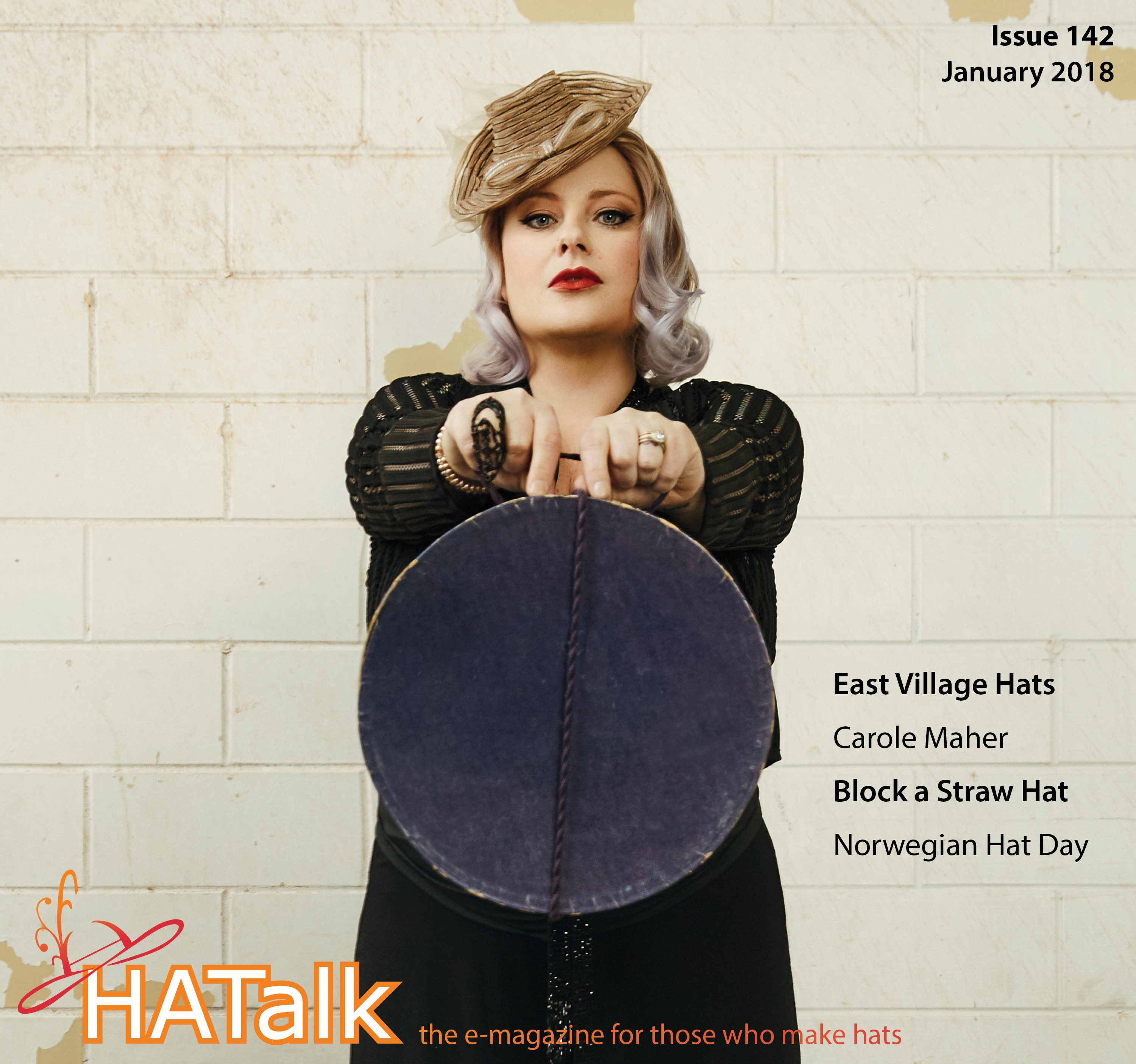 HATalk Issue 142 - Cover Jenny Pfanenstiel of Forme Millinery