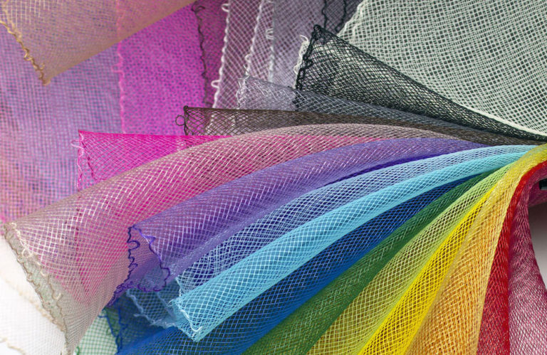 Crinoline, also known as crin or horsehair braid, is often used for millinery.