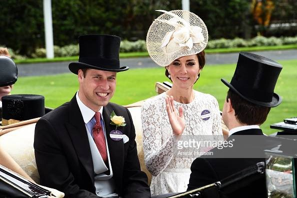 Royal Family at Royal Ascot - William and Kate 2011