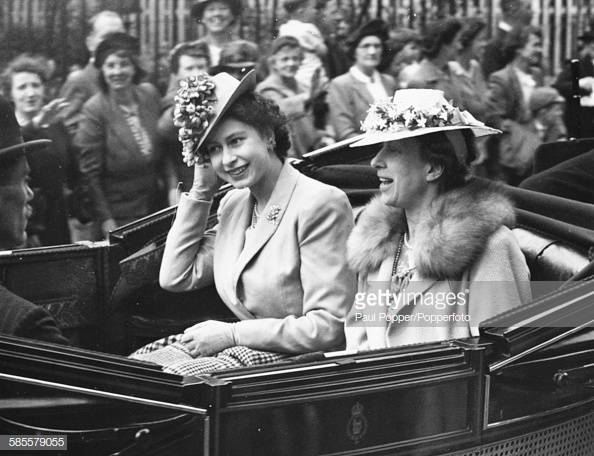 Royal Family at Royal Ascot - Queen Elizabeth II 1946, Getty Images