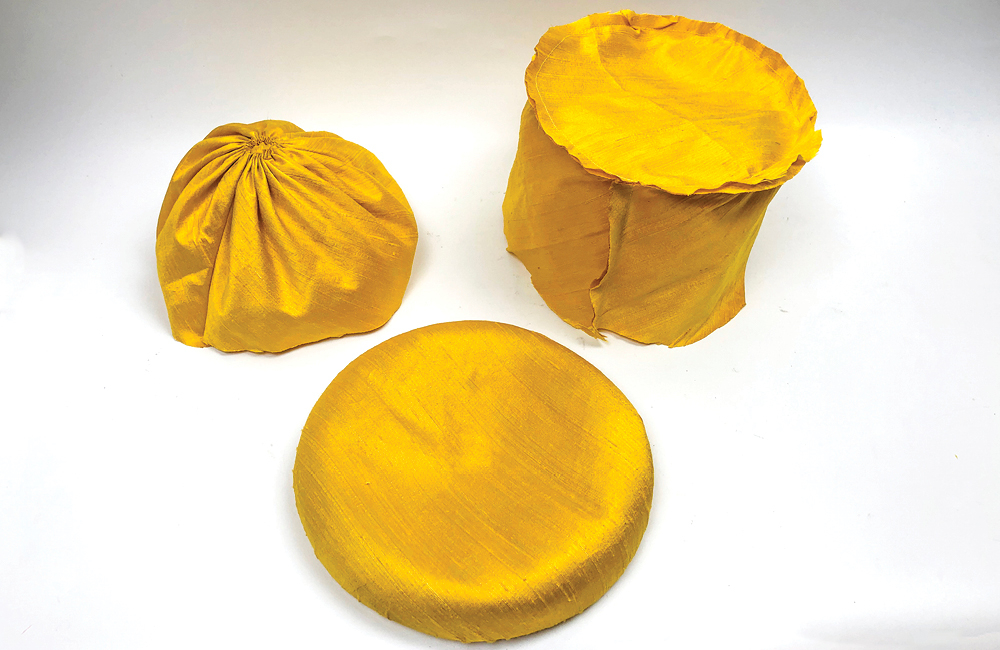 Hat Liners w/ Piping & Pattern Side Walls