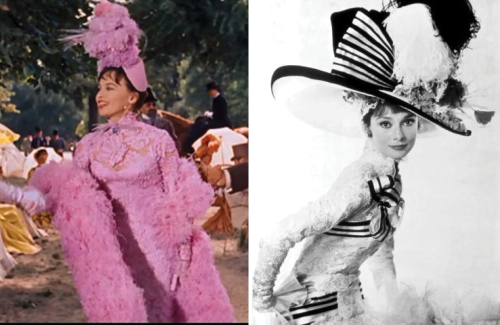 Madame Paulette Hats (Leslie Caron in Gigi and Audrey Hepburn in My Fair Lady)